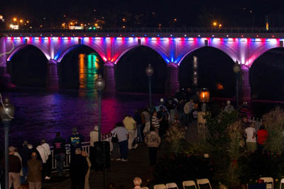 Photo of the Stone Bridge Lighting Ceremony 09-24-11